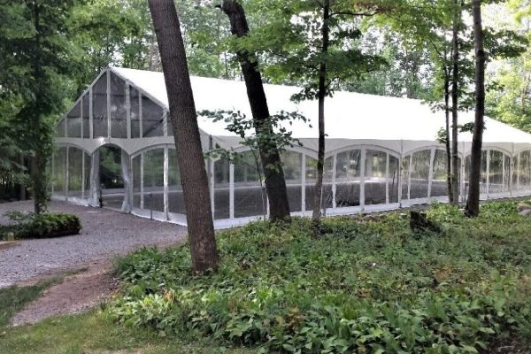 40x75 clear gables and side walls